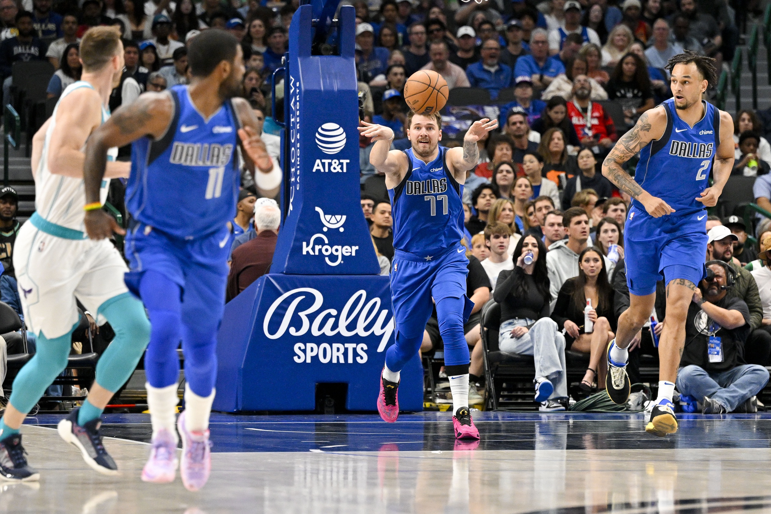 Luka Doncic, Kyrie Irving, Dereck Lively II, Dallas Mavericks